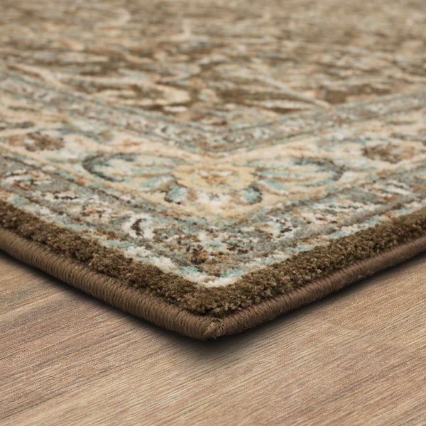 Karastan Euphoria Newbridge Brown Area Rug Corner 