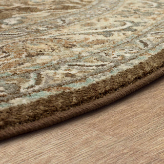 Karastan Euphoria Newbridge Brown Area Rug Pile Round