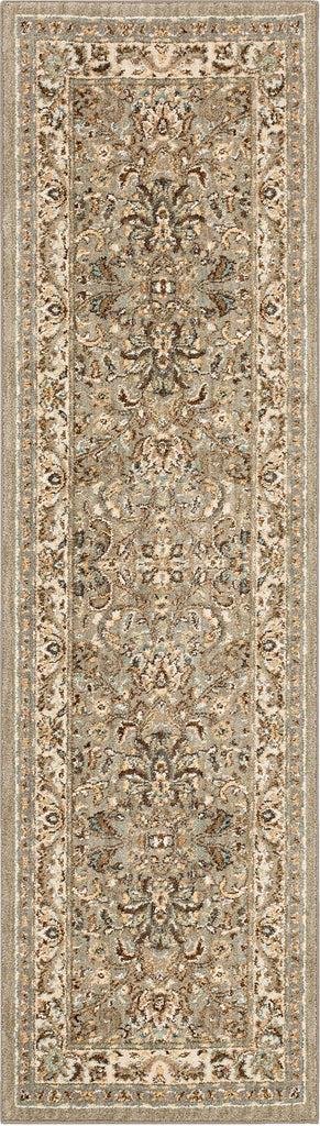 Karastan Euphoria Newbridge Willow Grey Area Rug 2'4"x7'10" Runner 