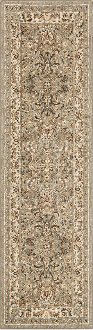 Karastan Euphoria Newbridge Willow Grey Area Rug 2'4"x7'10" Runner 