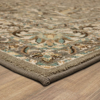 Karastan Euphoria Newbridge Willow Grey Area Rug Corner 