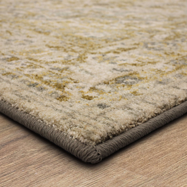 Karastan Touchstone Nore Willow Grey Area Rug Corner 