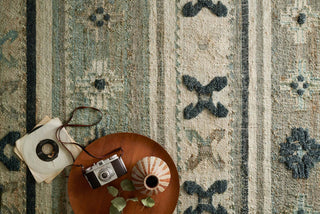 Loloi Owen OW-01 Aqua/Ink Area Rug Close Up Featured