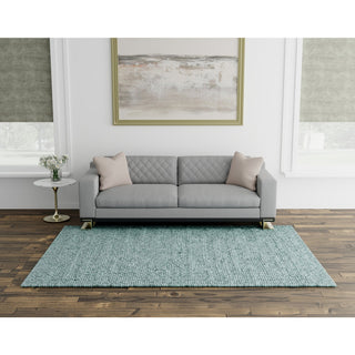 KAS Pave 8501 Ivory Blue Cornerstone Area Rug