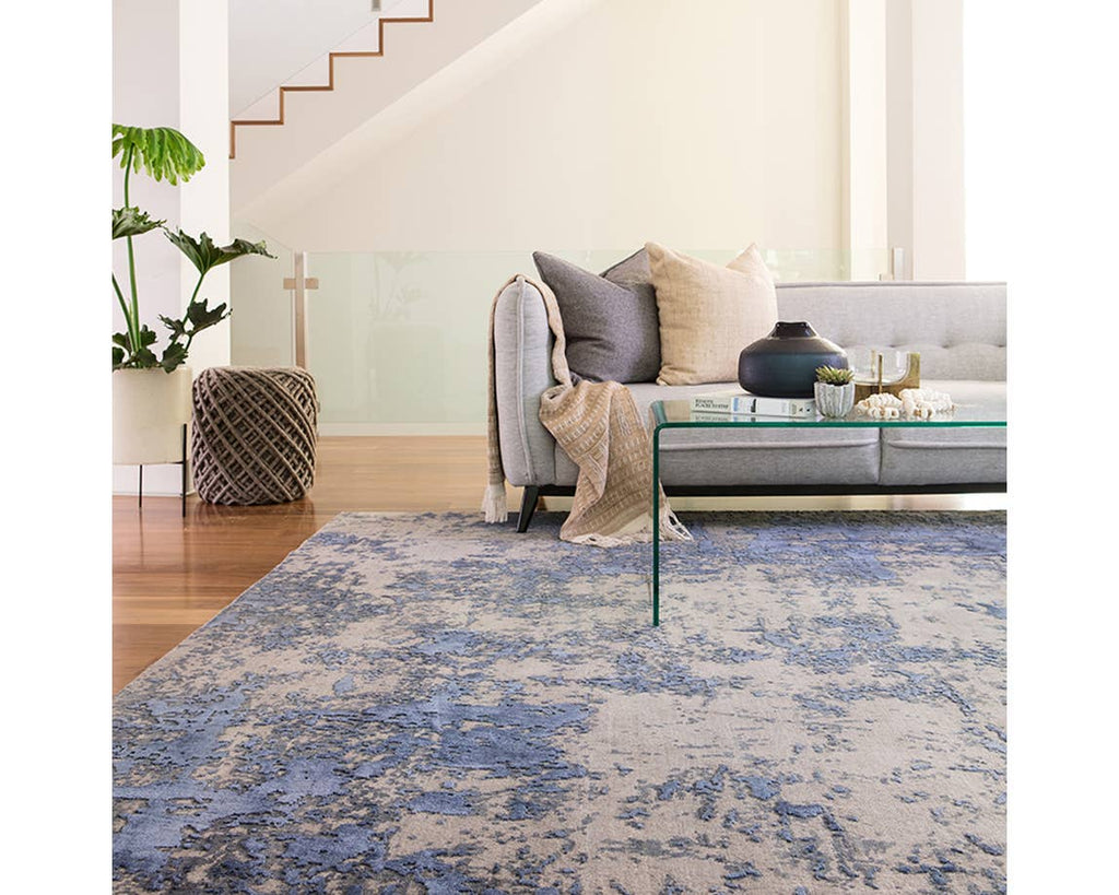 Jaipur Living Project Theory Paratem PRE05 Indigo/Gray Area Rug by Kavi - Featured