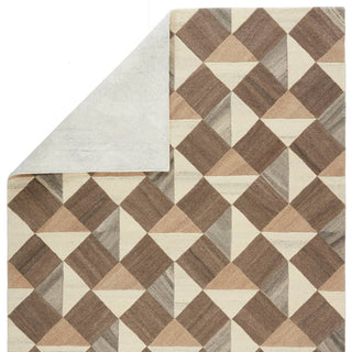 Jaipur Living Pathways by Verde Home Paris PVH01 Brown/Cream Area Rug - Folded Corner