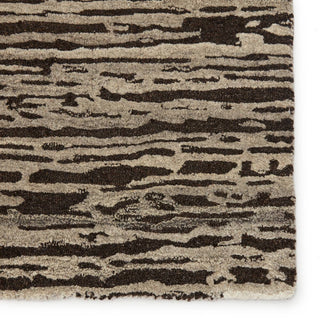 Jaipur Living Pathways by Verde Home Nairobi PVH03 Dark Brown/Light Gray Area Rug - Close Up