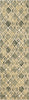Karastan Euphoria Potterton Ash Grey Area Rug by Lattice 2'4''x7'10'' Runner 