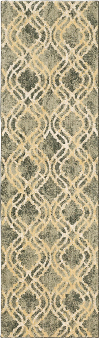 Karastan Euphoria Potterton Ash Grey Area Rug by Lattice 2'4''x7'10'' Runner 