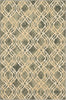 Karastan Euphoria Potterton Ash Grey Area Rug by Lattice Main Image 5'3''x7'10'' Size 