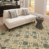 Karastan Euphoria Potterton Ash Grey Area Rug by Lattice Room Scene 3 