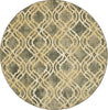 Karastan Euphoria Potterton Ash Grey Area Rug by Lattice 8' Round 