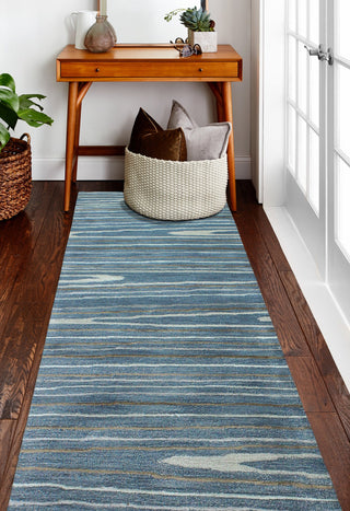 Bashian Greenwich R129-HG349 Azure Area Rug