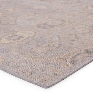 Jaipur Living Revolution Williamsburg REL11 Gray/Beige Area Rug - Corner