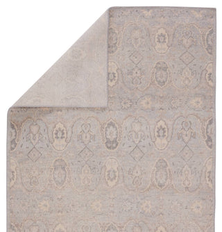 Jaipur Living Revolution Williamsburg REL11 Gray/Beige Area Rug - Folded Corner