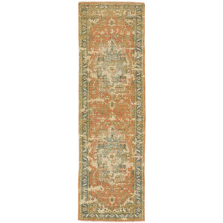 Jaipur Living Rhapsody Cadenza RHA02 Orange/Blue Area Rug Runner Image