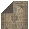 Jaipur Living Rhapsody Delpha RHA05 Blue/Yellow Area Rug - Folded Corner