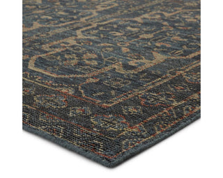 Jaipur Living Rhapsody Reynir RHA06 Blue/Red Area Rug Corner Image