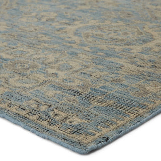 Jaipur Living Rhapsody Faena RHA07 Blue/Cream Area Rug - Corner