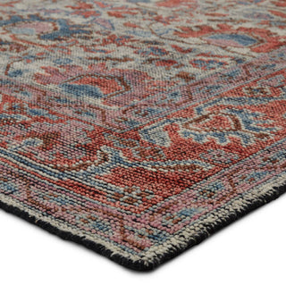 Jaipur Living Rhapsody Maebry RHA09 Red/Blue Area Rug - Corner