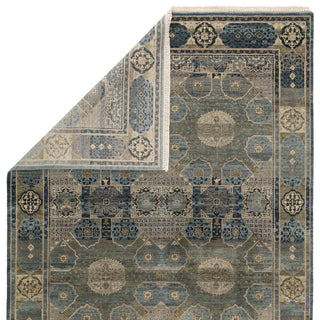 Jaipur Living Reconnext by Jenny Jones Levant RJJ01 Blue/Green Area Rug - Folded Corner