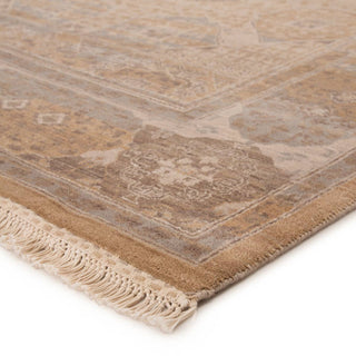 Jaipur Living Reconnext by Jenny Jones Levant RJJ02 Beige/Light Gray Area Rug - Corner