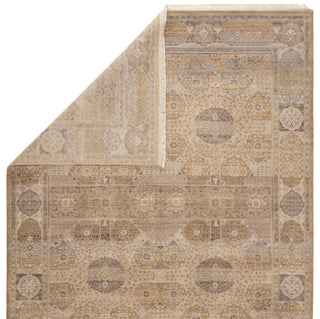 Jaipur Living Reconnext by Jenny Jones Levant RJJ02 Beige/Light Gray Area Rug - Folded Corner