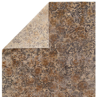 Jaipur Living Reconnext by Jenny Jones Madagascar RJJ03 Gray/Gold Area Rug - Folded Corner