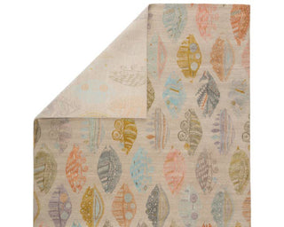 Jaipur Living Reconnext by Jenny Jones Kokomo RJJ04 Light Taupe/Multicolor Area Rug - Folded Corner