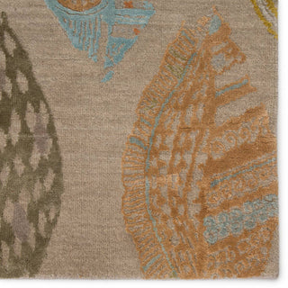 Jaipur Living Reconnext by Jenny Jones Kokomo RJJ04 Light Taupe/Multicolor Area Rug - Close Up