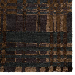 Jaipur Living Reconnext by Jenny Jones Outlander RJJ06 Green/Brown Area Rug - Close Up