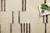 Loloi Roman ROM-01 Natural/Bark Area Rug Close Up