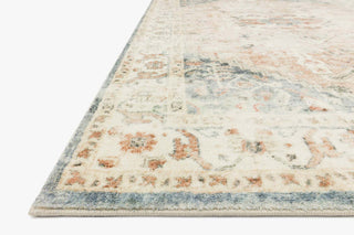 Loloi II Rosette ROS-06 Clay/Ivory Area Rug Corner