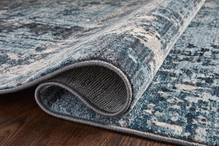 Loloi II Samra SAM-06 Charcoal / Sky Area Rug Rolled