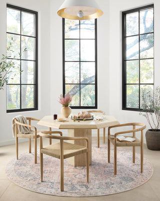 Loloi II Skye SKY-01 Blush/Grey Area Rug Room Scene 4