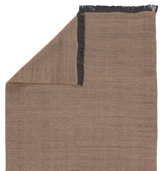 Jaipur Living Sonder Savvy SOD01 Tan/Black Area Rug - Folded Corner