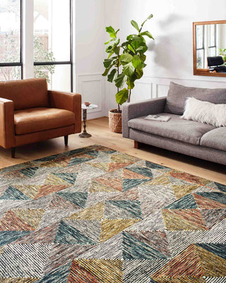 Loloi II Spectrum SPE-01 Lagoon/Spice Area Rug Room Scene Featured