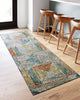Loloi II Spectrum SPE-01 Lagoon/Spice Area Rug Room Scene 2
