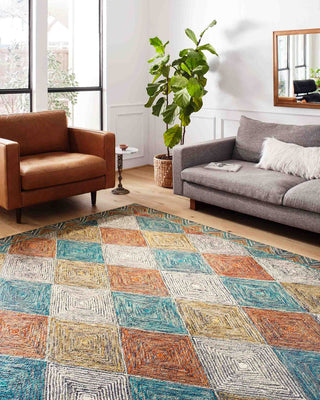 Loloi II Spectrum SPE-02 Sunset/Ocean Area Rug Room Scene Featured