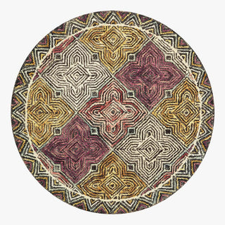 Loloi II Spectrum SPE-03 Charcoal/Multi Area Rug 3'0''x 3'0'' Round