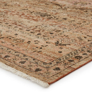 Jaipur Living Someplace In Time Cadence SPT08 Tan/Pink Area Rug - Corner