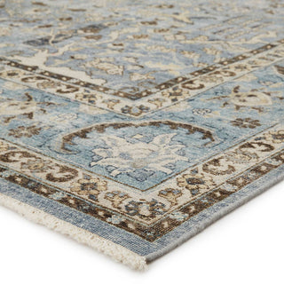 Jaipur Living Someplace In Time Pendulum SPT10 Blue/Brown Area Rug - Corner