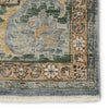 Jaipur Living Someplace In Time Pendulum SPT13 Blue/Gold Area Rug - Close Up