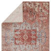 Jaipur Living Swoon Priyah SWO09 Pink/Gray Area Rug by Vibe - Folded Corner