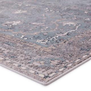 Jaipur Living Sarzana Yule SZN03 Blue/Gray Area Rug - Corner