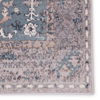 Jaipur Living Sarzana Yule SZN03 Blue/Gray Area Rug - Close Up