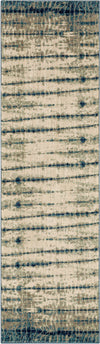 Karastan Expressions Shibori Stripe Indigo Area Rug by Scott Living
