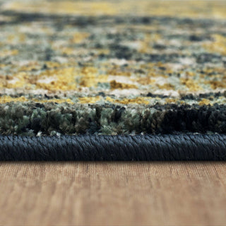 Karastan Touchstone Suir Blue Teal Area Rug Pile 