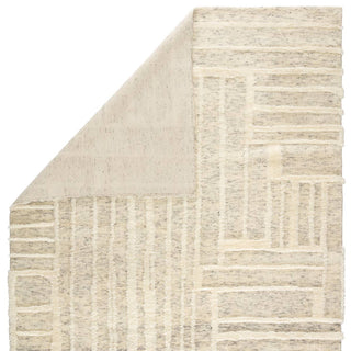 Jaipur Living Tala Casamir TAL08 Cream/Brown Area Rug - Folded Corner