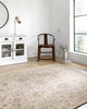 Loloi II Teagan TEA-03 Ivory/Sand Area Rug Room Scene Featured